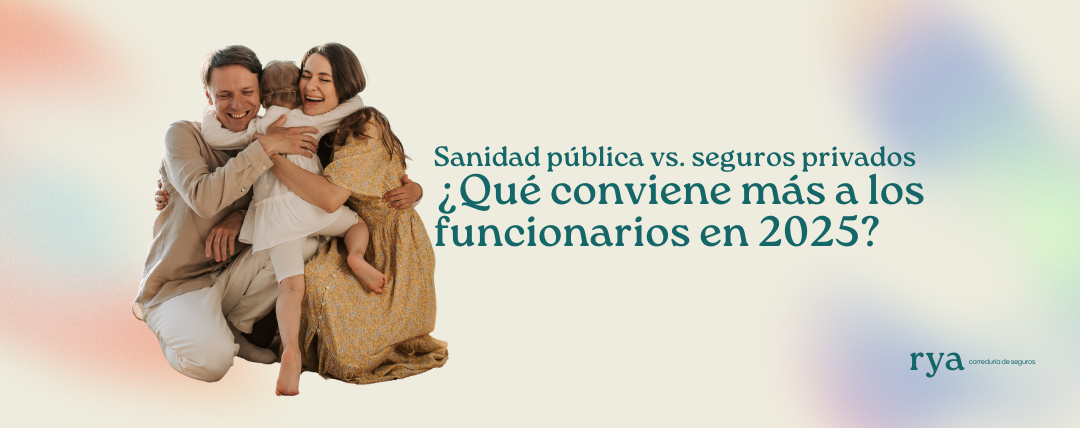 Comparativa entre sanidad pública y seguros privados para funcionarios en España 2025.